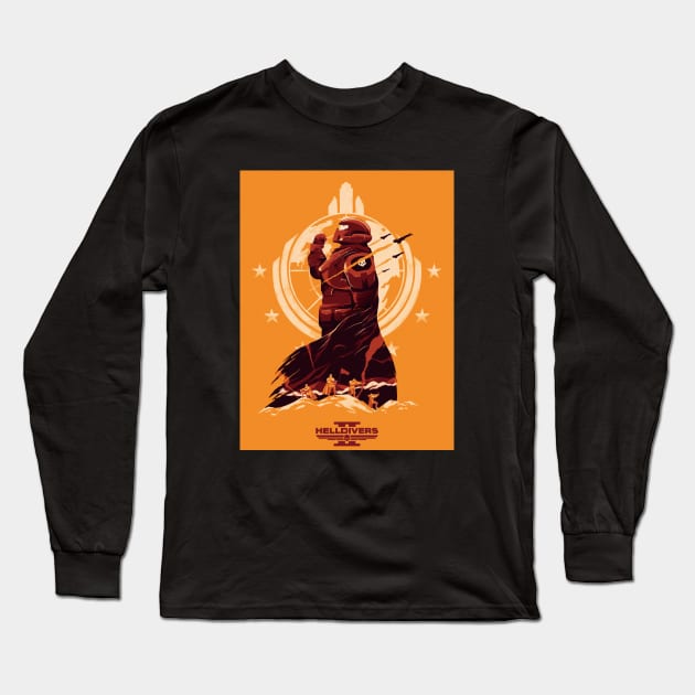 Helldivers for Liberty Long Sleeve T-Shirt by  arinkeritiing24